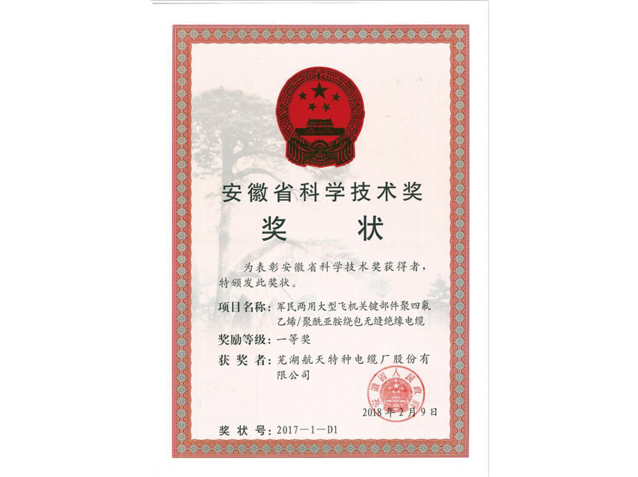 安徽省科學(xué)技術(shù)一等獎(jiǎng)獎(jiǎng)狀-1.png